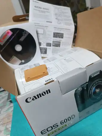 Зеркальный фотоаппарат Canon EOS 600D kit 18-55 mm, фотография 4