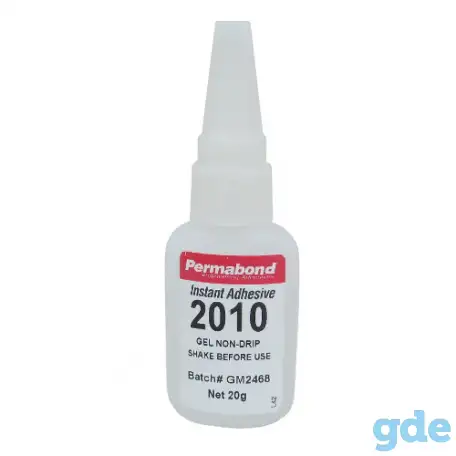 Суперклей склеивания пористых поверхностей Permabond C2010 (Гель), фотография 1