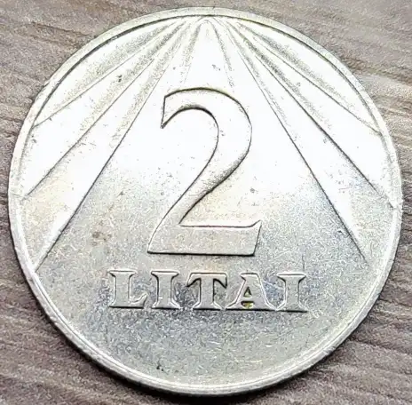 2 лита 1991 (Litai) Литва, фотография 1