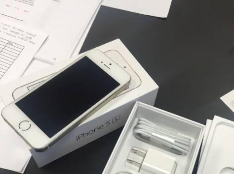 Apple IPhone 5S золото / белый 64Gb русифицирован разблокирован, фотография 3