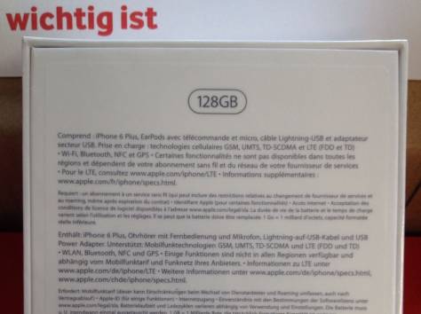 Apple iPhone 6 золотых 128GB России Меню + Оператор, фотография 3