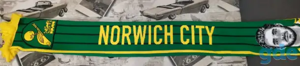 оригинальный шарф Norwich City, фотография 1