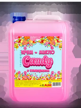 Жидкое мыло candy 5 л с глицерином, фотография 1