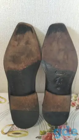 Муж. туфли из натур. кожи. Австрия. 43-43,5 р-р, фотография 9