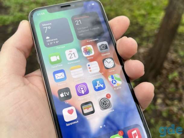 iPhone X 64GB Silver, фотография 1