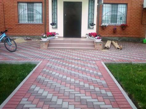 Укладка тротуарной плитки, фотография 1