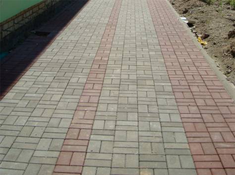 Укладка тротуарной плитки, фотография 2