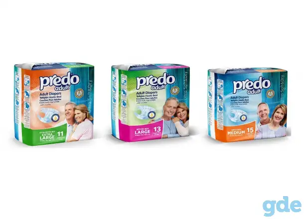 Подгузники для взрослых Predo Adult оптом, фотография 1