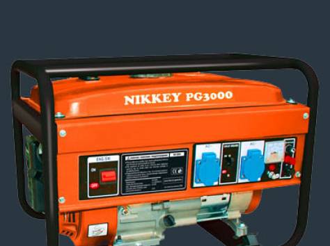 Бензогенератор NIKKEY PG 3000 (бензиновый генератор, электростанция), фотография 1