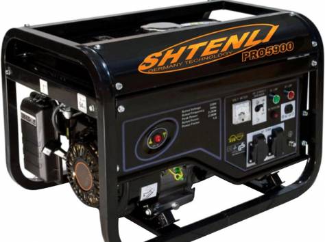Бензогенератор SHTENLI PRO 5900 (бензиновый генератор, электростанция), фотография 1