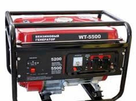 Бензогенератор WATT Pro WT-5500 (бензиновый генератор, электростанция), фотография 1