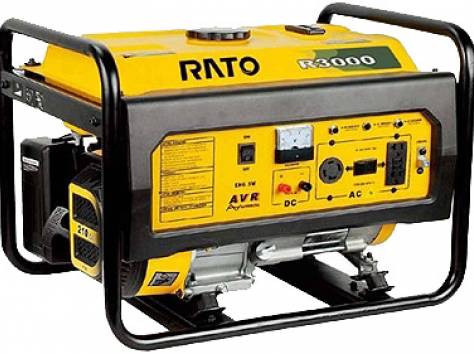 Бензогенератор RATO R3000 (бензиновый генератор, электростанция), фотография 1