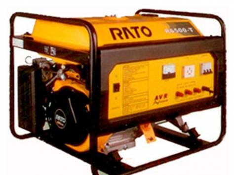 Бензогенератор RATO R6500-T +Подарок (бензиновый генератор, электростанция), фотография 1