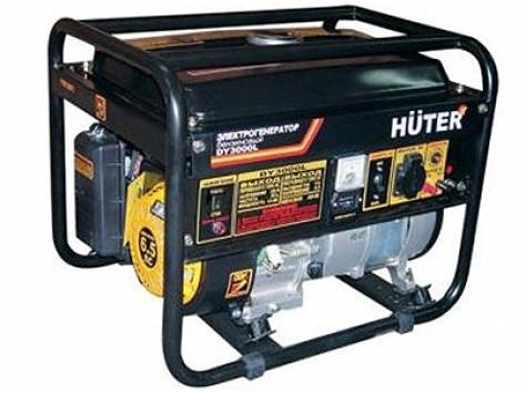 Бензогенератор Huter DY3000L (бензиновый генератор, электростанция), фотография 1