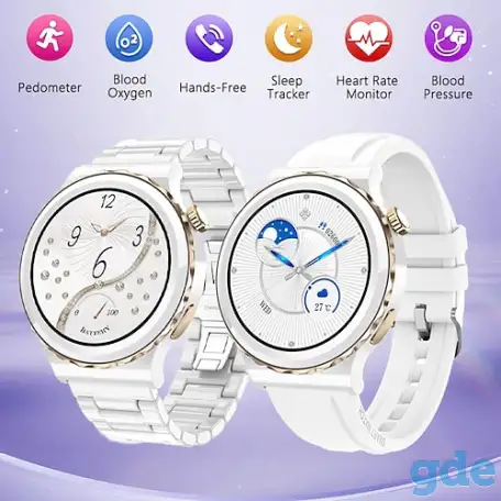 Смарт-часы Huawei Watch GT 3 Pro 43 мм (белый/керамика), фотография 1