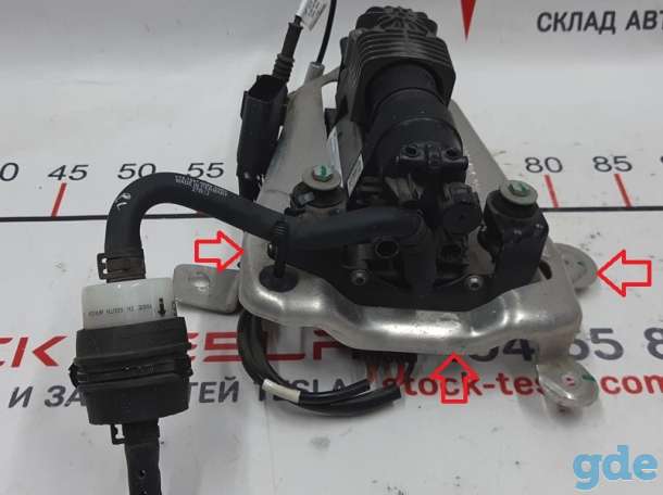 Зап. части для авто Tesla. Кронштейн компрессора (металл) Tesla model SBB AIR SUSP COMPRESSOR BR, фотография 4