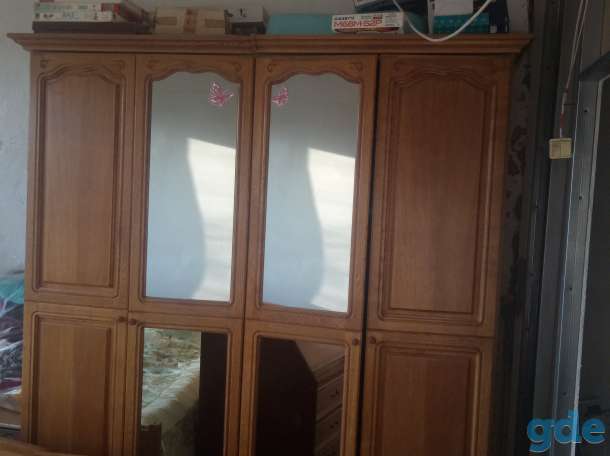Продам мебель : шкаф, комод , кровать., фотография 1