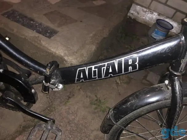 Велосипед Altair в хорошем состоянии,чёрный,складной., фотография 5