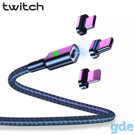 Магнитный кабель Twitch, Micro USB, фотография 1