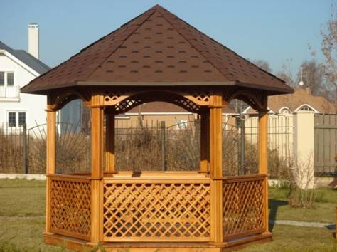 Беседки из дерева не дорого, фотография 6