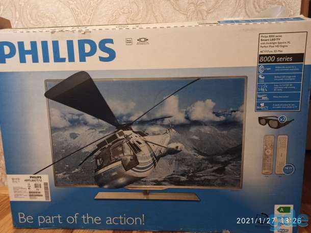 Philips Smart LED TV 46PFL8007 с 3D, фотография 3