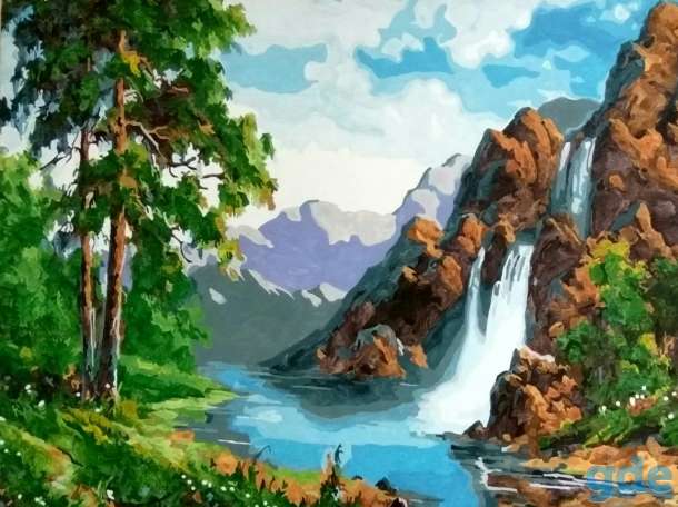 Картина на холсте акрилом под заказ, фотография 1