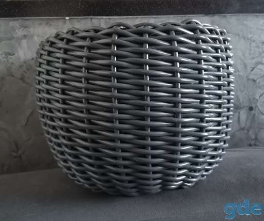Кашпо из ротанга, фотография 4