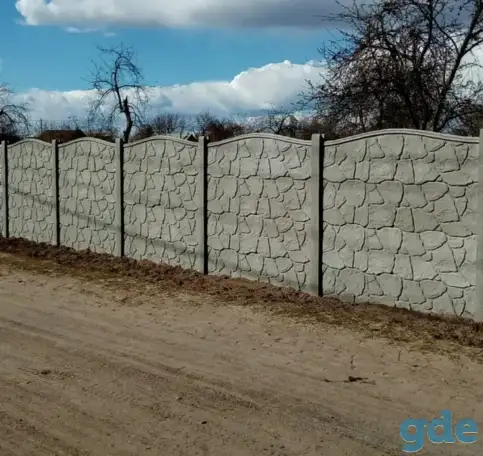 Заборы бетонные, установка и демонтаж, фотография 2