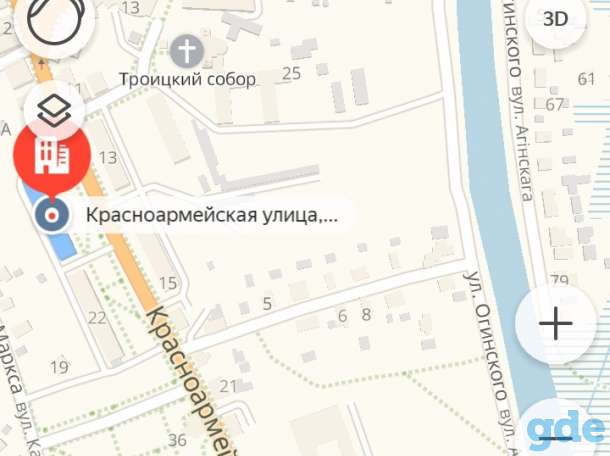 3-х комнатная квартира в центре Слонима, ул.Красноармейская,20, фотография 1