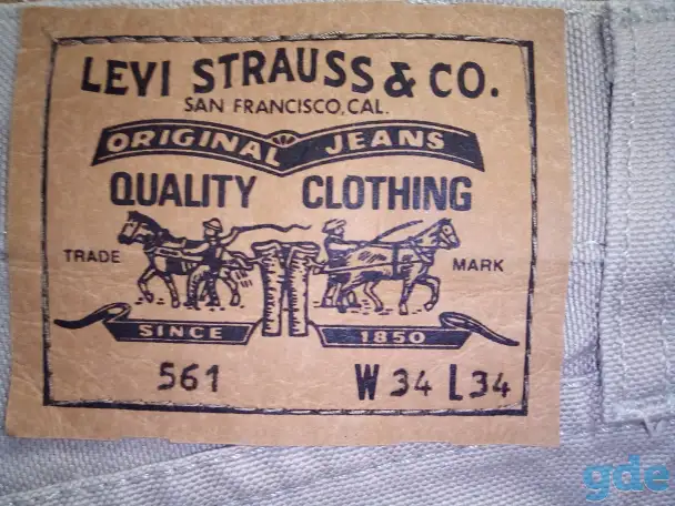 Джинсы LEVI STRAUSS & CO W34 L34, фотография 1