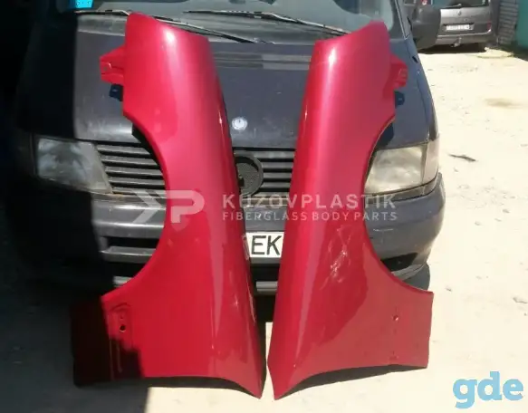 Крыло на Мерседес Е W210 из стеклопластика., фотография 2