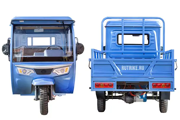 Грузовой электротрицикл rutrike фактор 2600 60v2000w, фотография 4