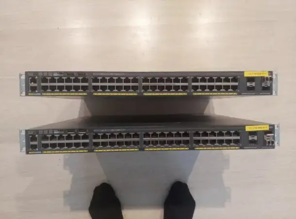switch коммутатор cisco ws-c2960x-48lps-l poe, фотография 1