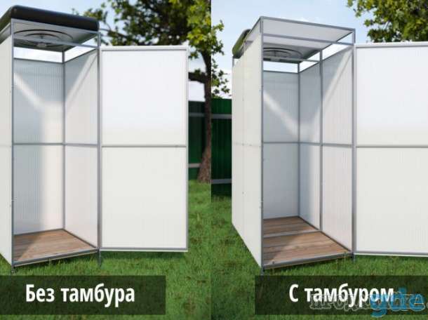 Летний Душ для Дачи. Любой комплектации. Поликарбонат с 2-ой УФ защитой Баки отлитров. Гарантия Доставка по РБ, фотография 5