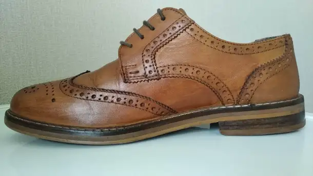 Муж. туфли из натур. кожи Индия. 40,5-41 р-р, фотография 7