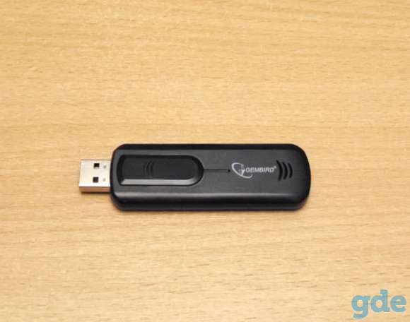 Wi-Fi/Bluetooth адаптер Gembird NICW-U5 (чёрный цвет), фотография 1
