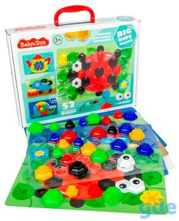 Мозаика для самых маленьких 52 элемента BABY TOYS, фотография 3