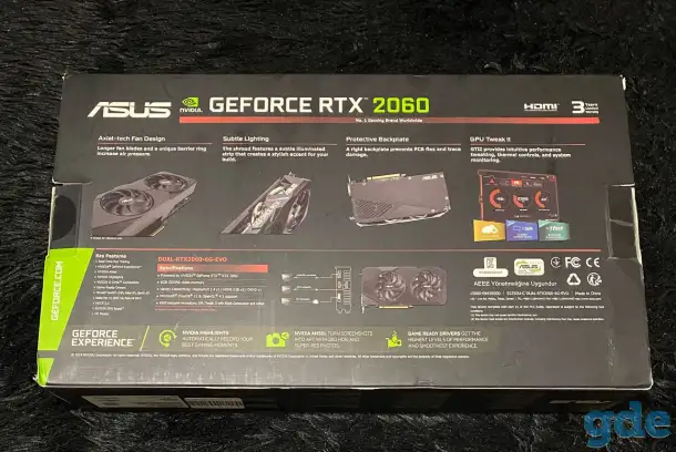 Видеокарта ASUS DUAL GEFORCE RTX 2060, фотография 3