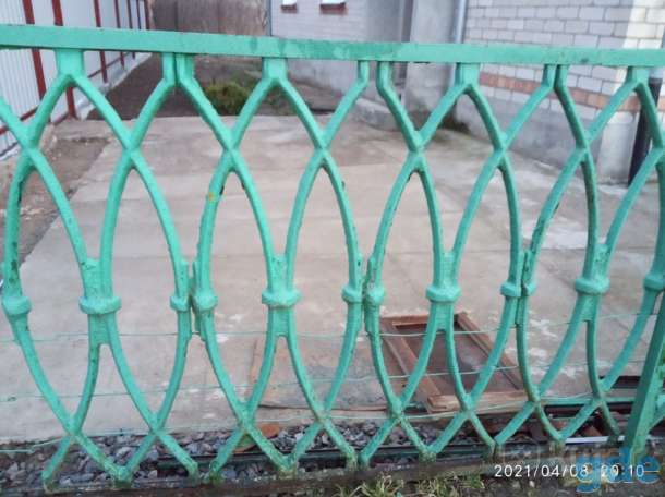 чугунный литой забор, фотография 2