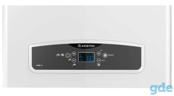 .Газовые котлы Ariston CARES XС 15 FF. Двухконтурный, турбированный, 15/24 кВт (в комплекте с коаксиальным дымоходом), фотография 2