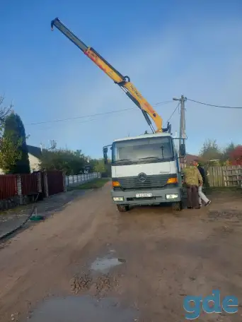 Грузоперевозки с манипулятором Кореличи стрела 8м, 10 т, фотография 1