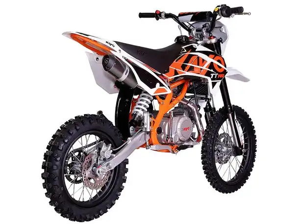 Питбайк kayo basic tt140 17/14 krz (механ. сцепл., кикстартер 2022 г.), фотография 6