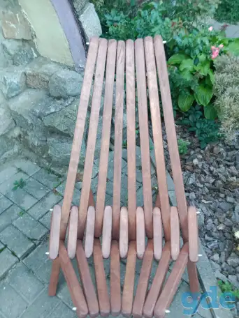 Кресло для отдыха из массива березы, фотография 1
