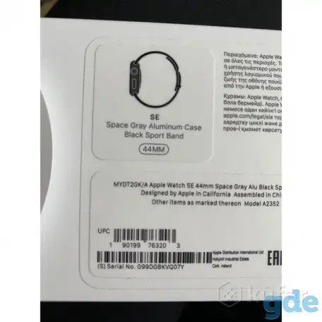 Часы Apple Watch se 44 mm, фотография 1