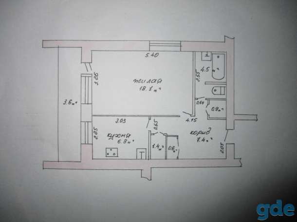 Продается 1 ком.кв,2/5 этаж на ул. Энтузиастов, фотография 1