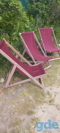 ШЕЗЛОНГ ДЕРЕВЯННЫЙ, фотография 2