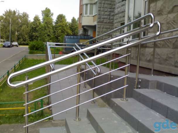 Перила из нержавеющей стали, фотография 1