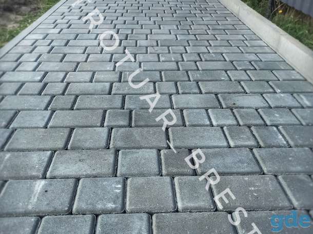 Укладка тротуарной плитки, фотография 11