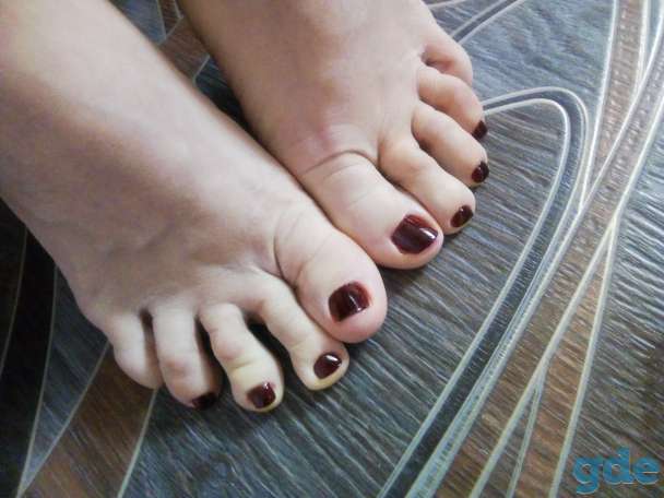 Педикюр,гель лак, фотография 4