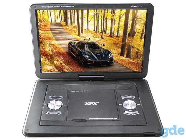 Портативный DVD-плеер c ТВ XPX 1767 DVBT, фотография 1